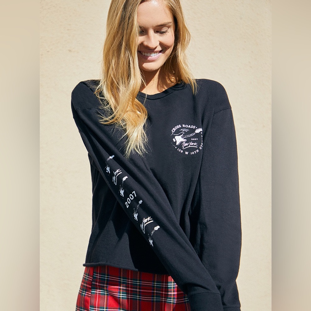 Brandy Melville Crossroads Long Sleeve Tee